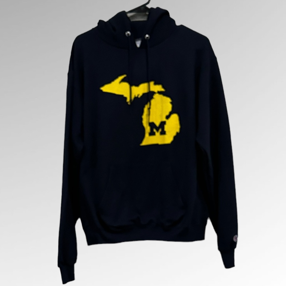 Champion Michigan Hoodie Men’s‎ Sz Medium